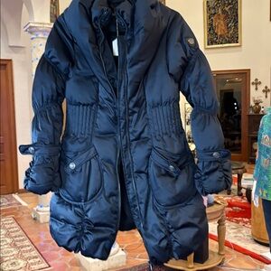 Happy Got Lucky Down Puffer Jacket Coat